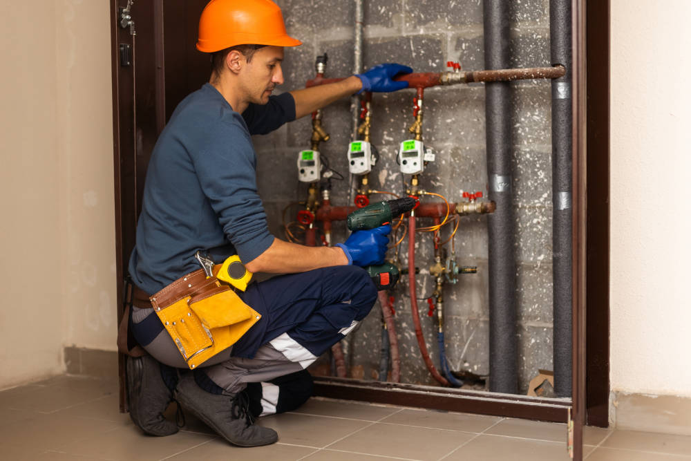 Home Maintenance Person with tools.
